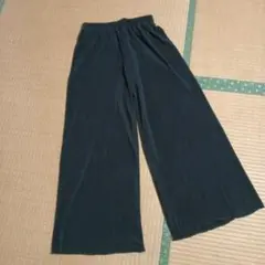 プリーツワイドパンツ 大きいサイズ