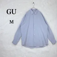 【GU】 ライトブルー Mサイズ シャツ