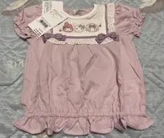 新品タグ付＊キムラタン＊クーラクール＊ラベンダー＊トップス＊90＊夏＊女の子