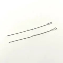 【No.44】シルバー チェーン ピアス シンプル レディース 925