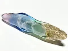 ⑨海のヘアクリップ　ハンドメイド　星の砂　海塗り　レジン