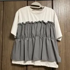 しまむら　koko ビスチェドッキングプルオーバー