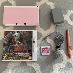 ニンテンドー3DS LL ピンク×ホワイトとソフト2本付