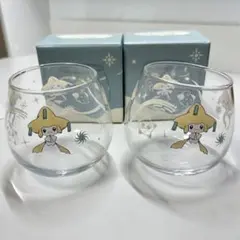 ポケモンセンター限定 ジラーチ星つなぎ ゆらゆらグラス2個セット(訳あり)