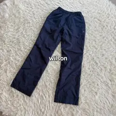wilson ウインドブレイカー 両足裾部分ファスナー有 カジュアルパンツ
