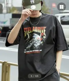 新品　ヴィンテージライクデザイングラフィックプリント半袖Ｔシャツ
