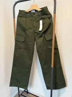 [新品] カーゴパンツ ワイドストレート ミリタリーカーゴパンツ