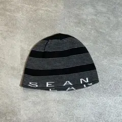 90s USA製 Sean John ショーンジョン 総柄 ロゴ ビーニー 帽子 90s USA製 Sean John ショーンジョン 総柄 ロゴ ビーニー 帽子