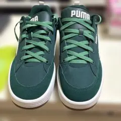 PUMA ダークグリーン スニーカー30センチ