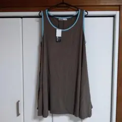 SHINNOSUKE ノースリーブワンピース ブラウン未使用品タグ付き LL