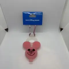ディズニー ミッキー カラビナ付き ペットボトルホルダー バルーン ピンク