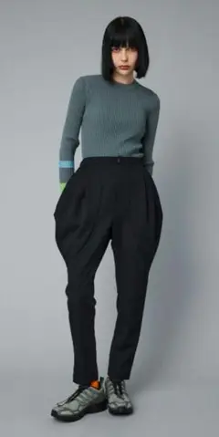 ヘリンドットサイ マウンテン ジョガーパンツ タック入り ジョッキーパンツ 黒