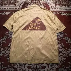 Tom Short バックプリントオープンカラーシャツ