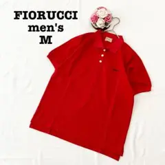 FIORUCCI フィオルッチ　メンズ　半袖ポロシャツ　カットソー　レッド　M