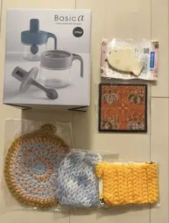 キッチン用品　まとめ売り　キャニスター、アクリルタワシ、コースター、箸置き