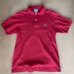 LACOSTE 赤 ポロシャツ サイズ3