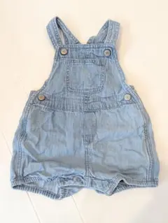GAP デニムオーバーオール 6-12M　サロペット