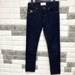 美品【APRIL77】エイプリル77ダークブルー スキニーデニム 27ストレッチ