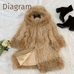 美品!☆Diagram☆ラビット×フォックス ショートコート サイズ36