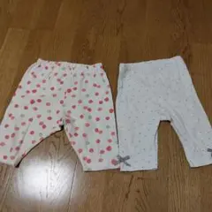 UNIQLO petit main 80サイズ　ズボン　2枚