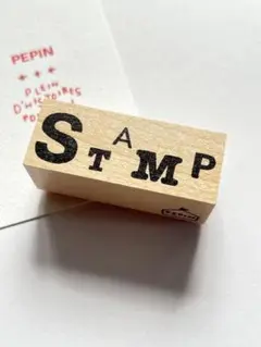 PEPINさん⭐️スタンプ　しかくい文字のSTAMP /shikaku