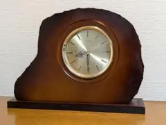 CITIZEN 木製 置時計 自然木デザイン