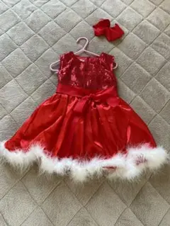 100㎝　クリスマスワンピース