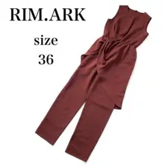 RIM.ARK アシンメトリー セットアップ きれいめ　ドレープ　大人シンプル