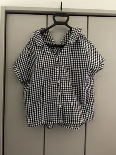 vis ギンガムチェック 半袖シャツ Lサイズ　美品　サラサラ　リラックス