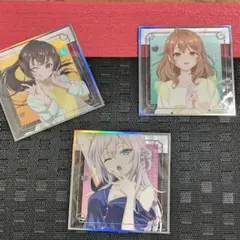 アニメキャラクター クリア色紙 3種セット　✷セット割り対応✸