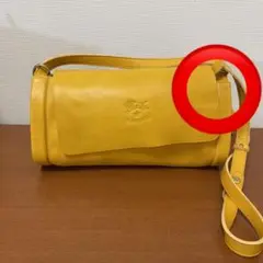 IL BISONTE クロスボディバッグ ショルダーバッグ イエロー 黄色