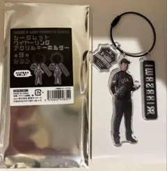 阪神タイガース　岩崎　阪神百貨店限定　ワイヤーリングアクリルキーホルダー