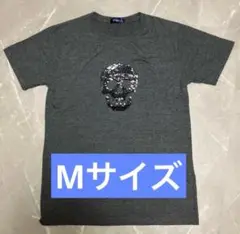 【最終価格】スカルデザイン Mサイズ Tシャツ グレー