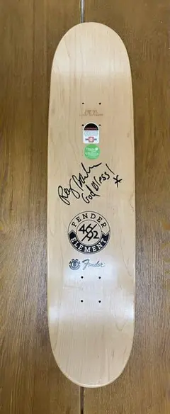 【未使用】Ray Barbee 直筆サイン入りスケートボードデッキ