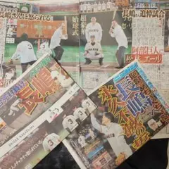 ①【未読】長嶋茂雄 読売ジャイアンツ スポーツ新聞まるごと！3部
