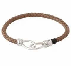 TOMMY HILFIGER ブラウン レザーブレスレット