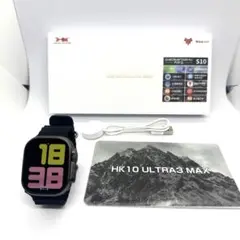 【新品未使用】HK10 ULTRA3 MAX ブラック Apple watch