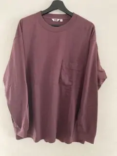 UNIQLO uniqlo Uバーガンディ 長袖カットソーXL