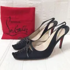 裏張り済♡美品【Christian Louboutin】高級サテン
