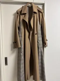 MURUA チェックトレンチコート