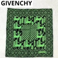 極美品 GIVENCHY ジバンシー ヴィンテージ ミニスカーフ クリスマス
