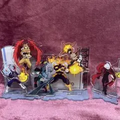 【美品開封品】ヒロアカ 描き下ろしアクリルジオラマ 戦闘ver. アクスタ