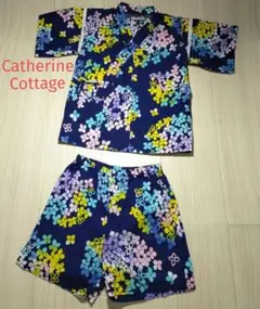 Catherine Cottage キャサリンコテージ　甚平　100 ネイビー