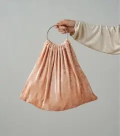 earthy ベロアリングBAG 新品未使用　タグ付き