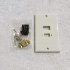HDMI VGAポートウォールプレート 1ポートHDMIメス