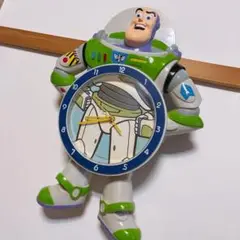 トイストーリー❤️バズライトイヤー✨振り子時計❤️掛け時計❤️希少レア✨ディズニー❤️青