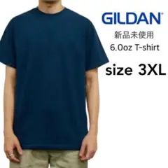 ギルダン 新品 ウルトラコットン 6.0oz 半袖Tシャツ ネイビー 紺 3XL