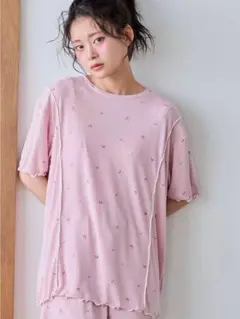 チュチュアンナ　パジャマ　イチゴ柄　ピンク