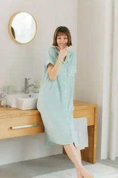 ☆GU×SABON パイルパジャマワンピース
