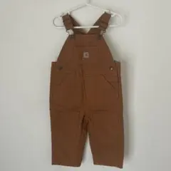 Carhartt ブラウンオーバーオール 18M